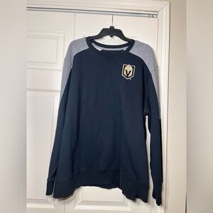 Fanatics Men's Vegas Golden Knights Long Sleeve Pullover Sweatshirt Size 2XL